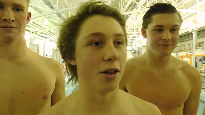 Loyola swim Michael Pierce, Ben Shropshire, Adam M...