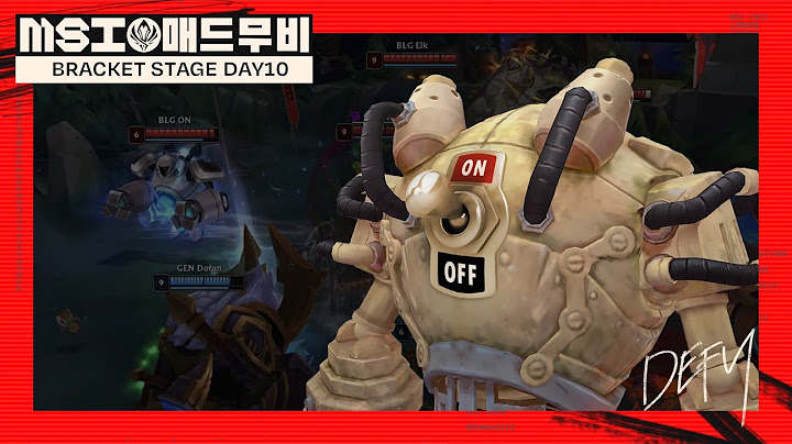 시스템 가동, 준비 완료 | 브래킷 스테이지 Day10 매드무비 | 2023 MSI