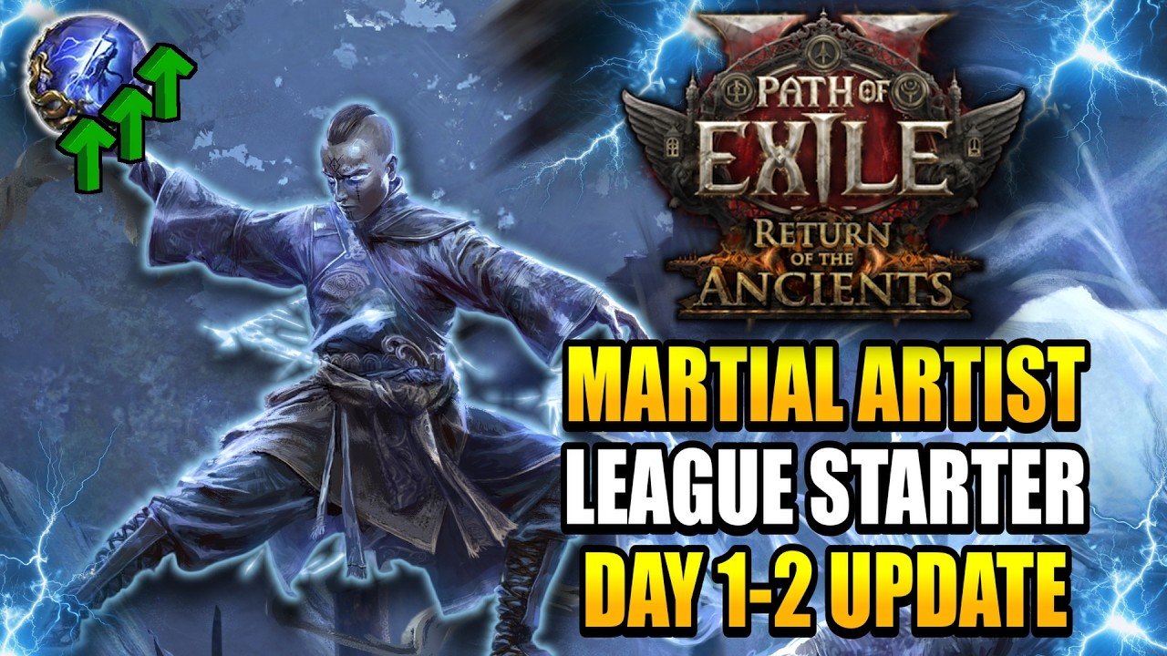 PoE 2 - Martial Artist Day 1-2 Update - 0.5 Monk Build Guide - Path of Exile 2