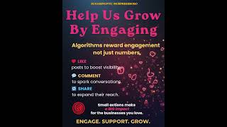 Every like, comment, share, tag, and review helps small businesses grow.
