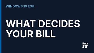 Windows 10 ESU: What Actually Decides Your Bill Guide