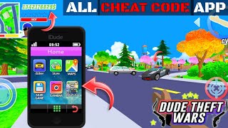 dude theft wars cheat code app | dude theft wars all cheat code 2024 | dude theft wars