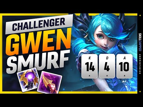 CHALLENGER GWEN SMURF HECTOR teaches YOU TO CARRY - Gwen Gameplay Guide