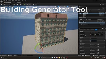 Building Generator Tool - Unreal Engine 5