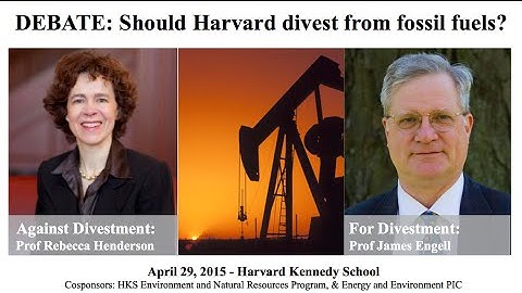 Debate: Should Harvard Divest from Fossil Fuels?