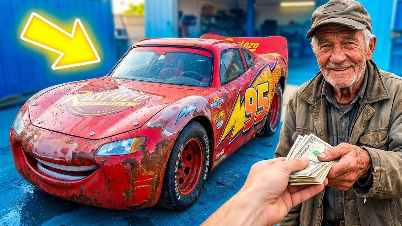 ASMR  2006 Race Car Revival Challenge - Dirtiest McQueen Ever! Extreme Mud Removal & Pressure Wash