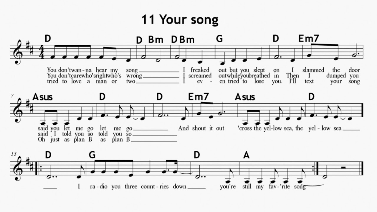 11 Your song by Zoe YouTube