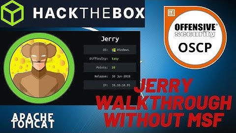 Jerry Hackthebox | OSCP Preparation without metasploit (Hindi)