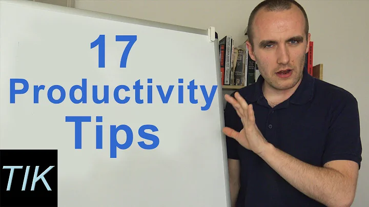 17 PRODUCTIVITY TIPS  for getting work done | TIK ...