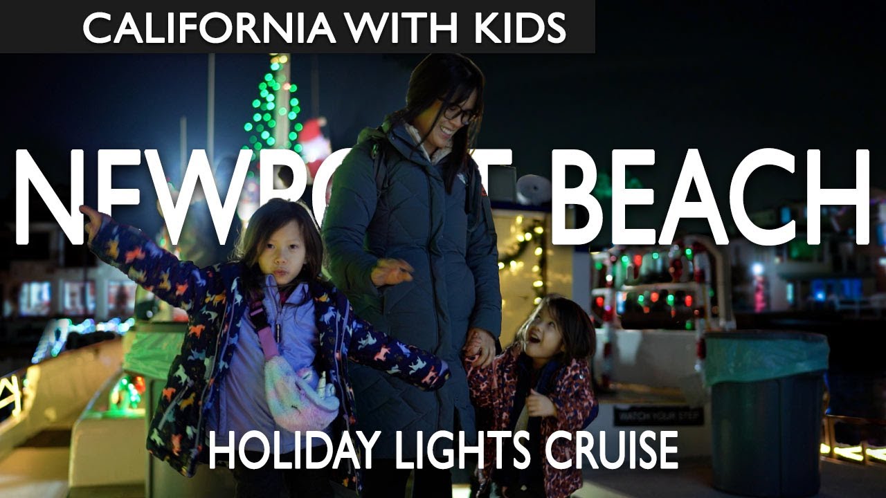 Newport Beach Christmas Light Cruise Review With Kids YouTube