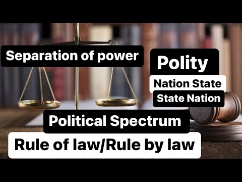 Line Nation Rule Rule of law/ Rule by law | Nation State and state nation | political ...