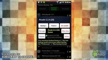 Android APPZ Review: Titanium Backup