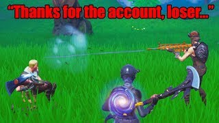 Kid Gets Renegade Raider Stolen & Bullied... (I Helped Him) - Fortnite Playground