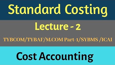 Standard Costing - 2 || Complex/Difficult Problems of Material Variance & Labour Variance