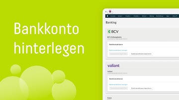 Bankkonto hinterlegen | bexio Einführung