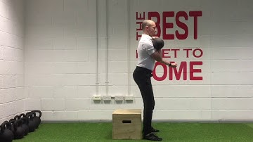 Offset Kettlebell Front Squat