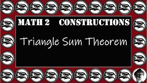 Triangle Sum Theorem