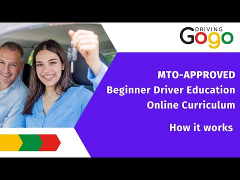 GoGo - MTO Approved Online Beginner Driver (BDE) Education Curriculum for driving schools in Ontario