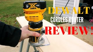 DEWALT 20v Cordless Compact Router (REVIEW) Everything you want to know about the DEWALT DCW600B