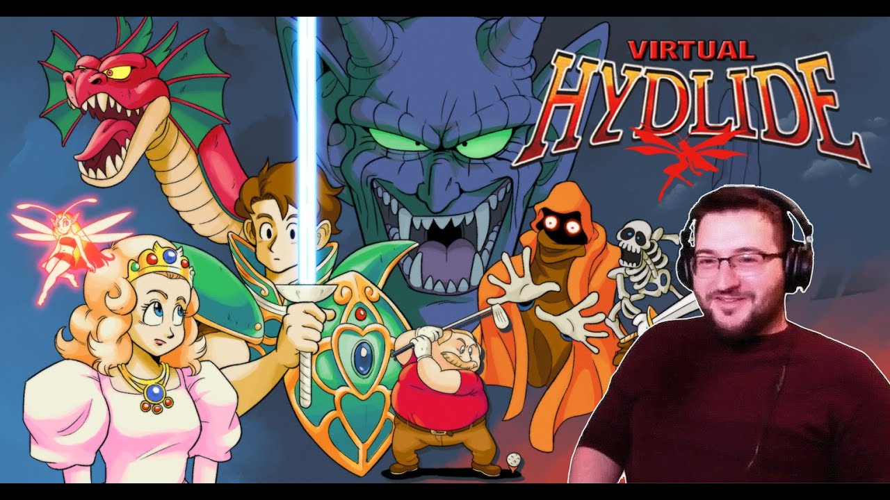 Jeu Sega Saturn Virtual Hydlide - Version PAL Complète (boîte, Notice), Bon état