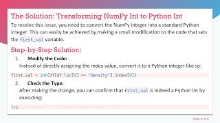 Resolving the TypeError: loc must be int Issue in Pandas DataFrame Insertion