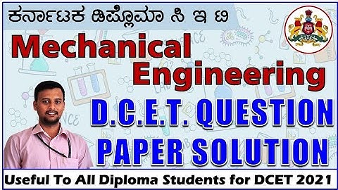 Diploma CET | Solution with Explanation for 2015 DCET | 161 - 180 | DCET Preparation | DCET Class