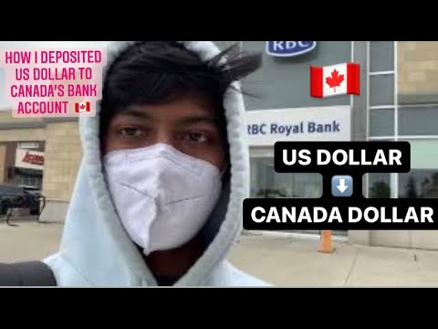 ?? How I Deposited US Dollar ? to Canadian Bank ? Account | Info Student Vlog in Canada ??