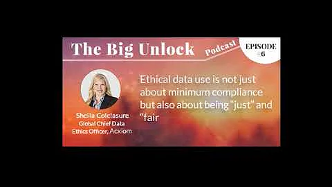 Ethical data use has to be "just" and "fair" - She...