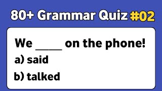 Grammar Quiz। 80+ English Grammar Questions। Part 02 | English Grammar Test #grammarquiz #grammar screenshot 4