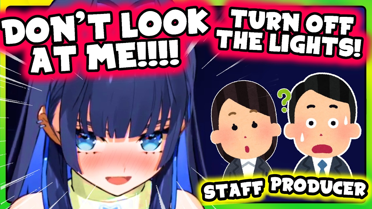 Kronii gets really shy during IRL recordings and it's adorable