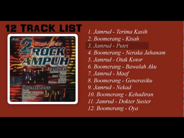 Jamrud Boomerang 2 Hits Maker Super Rock Super Ampuh Youtube Jamrud Boomerang 2 Hits Maker Super Rock Super Ampuh Youtube