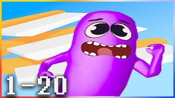 Doodle Run 3D - Gameplay Walkthrough - Levels 1-20