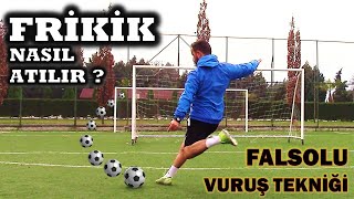 Messi̇ Gibi Frikik At Topa Falso Nasıl Verilir ? Ayak İç Üstü Vuruş Tekniği Curve Ball