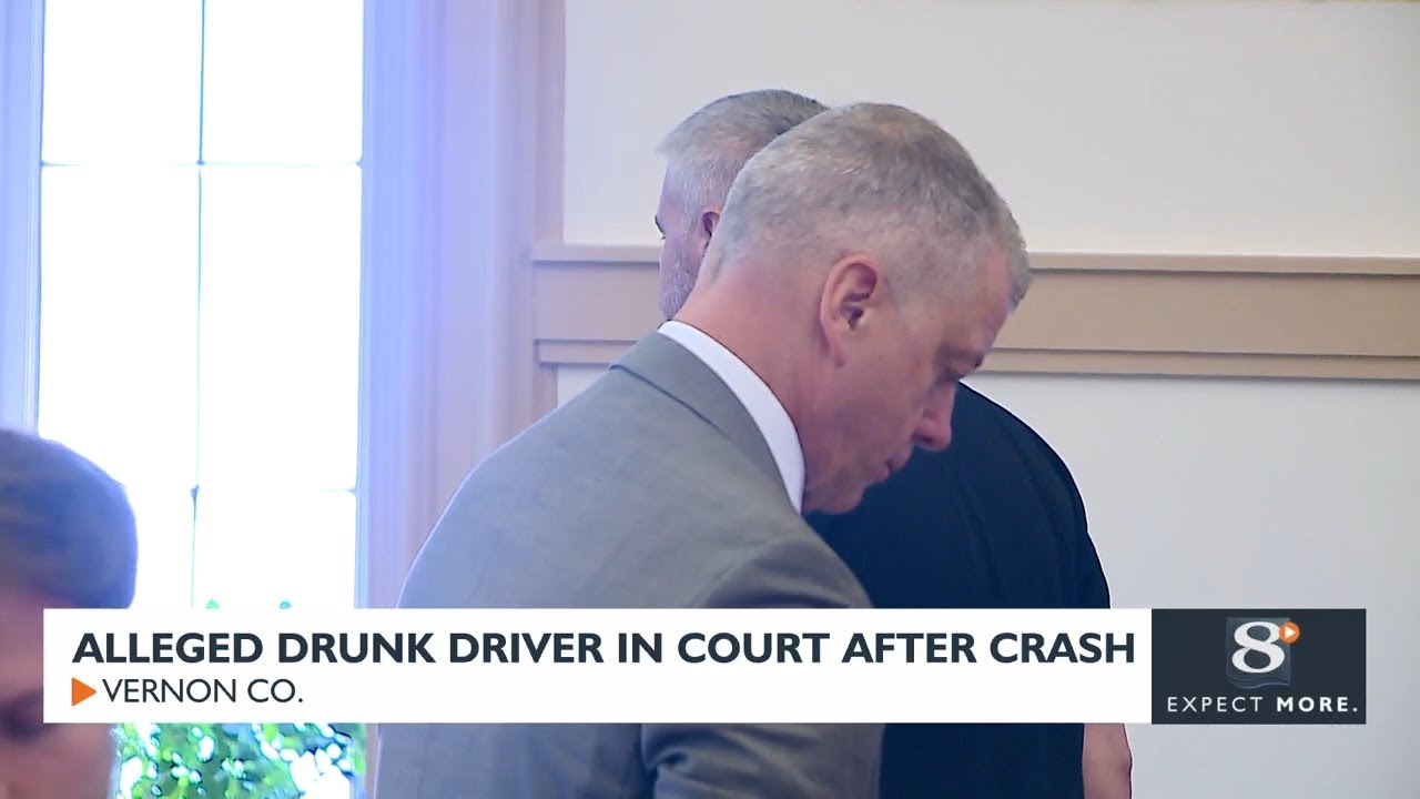 Alleged drunk driver in court - YouTube