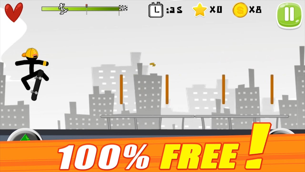 Stick Parkour no Jogos 360