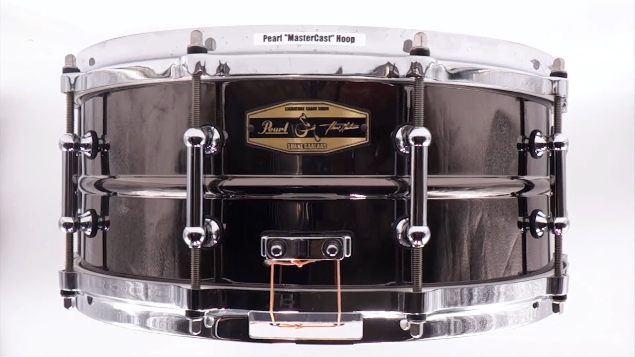 Pearl SG1460 Shane Gaalaas Signature 14x6 Brass Shell - YouTube