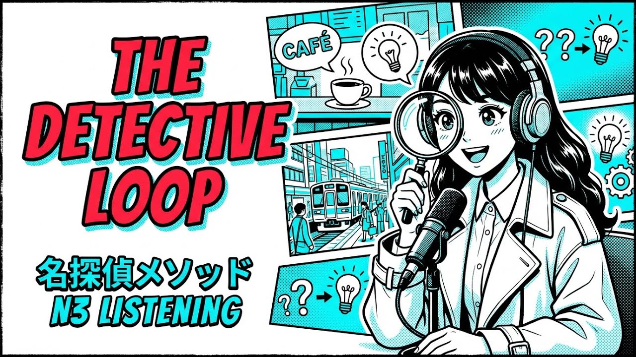 [Furigana + Romaji]The 'Detective Loop': How to Chat for 20 Mins With Basic Japanese