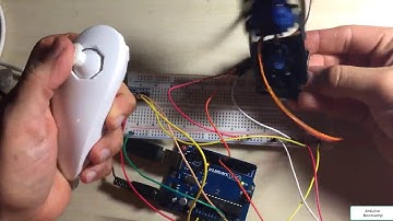 31 Pan Tilt Assembly Control Part 4 (Controlling with the Wii Nunchuk)