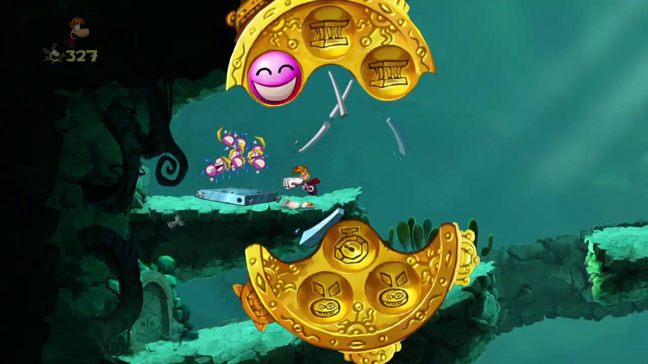 Rayman Origins PC 100% Part 6 - Swinging Caves