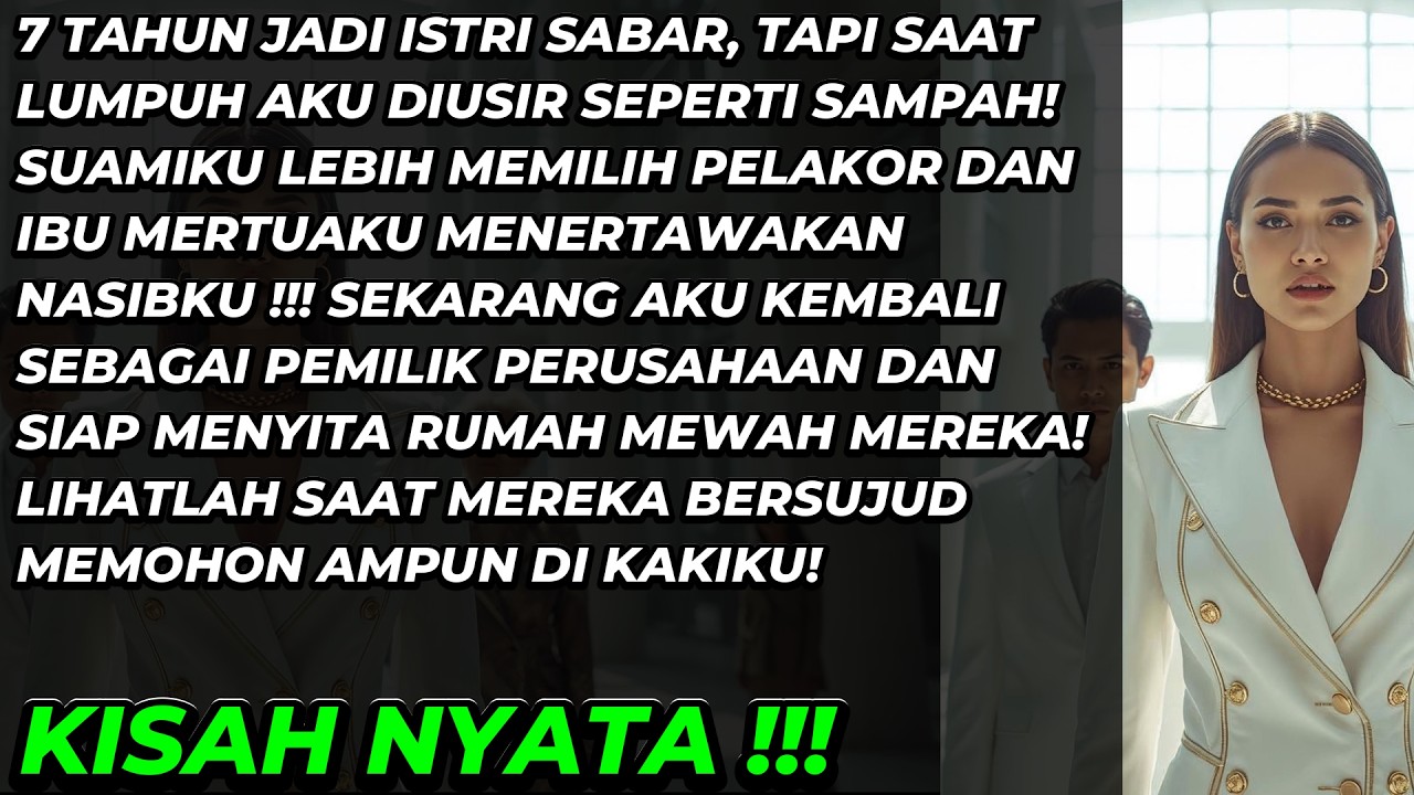 CERITA RUMAH TANGGA: DULU DIHINA SAAT SAKIT, KINI KEMBALI JADI WANITA KAYA RAYA DAN SANGAT SUKSES