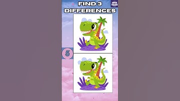 Spot The Difference: Find 3 Differences #25 #brainteaser #spotthediference