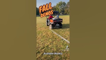 Fall demos of Traqnologys GPS line marking system are available.  DM or hit Traqnology-na.com