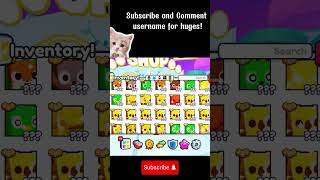 FREE HUGE Pet Giveaway! Comment Your Username! #ps99 #roblox #petsimulator99 #ps99update #shorts