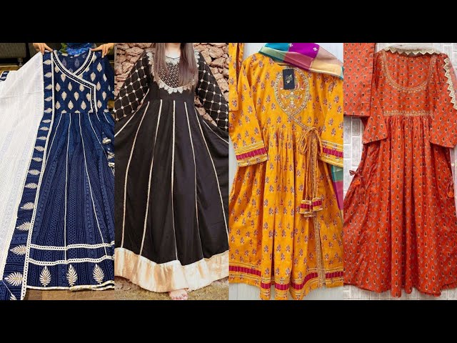 new style kaliyon wali frock /kurti cutting and stitching,Anarkali  kurti@hinadesigningstitching4679 - YouTube