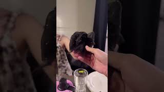 smooth Hair wig Try-on IReal or Fack #shorts#wig#hairstyle#hair#wigs#hairwig