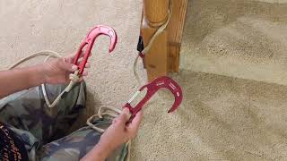 Video #2  Firefighter Escape System Anchor Hook comparison  CMC Flash 2 vs Flash G