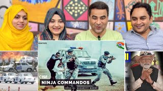 CISF Ninja Commando | CISF Special Security Group In Action | CISF Ninja Commando | Reaction!!