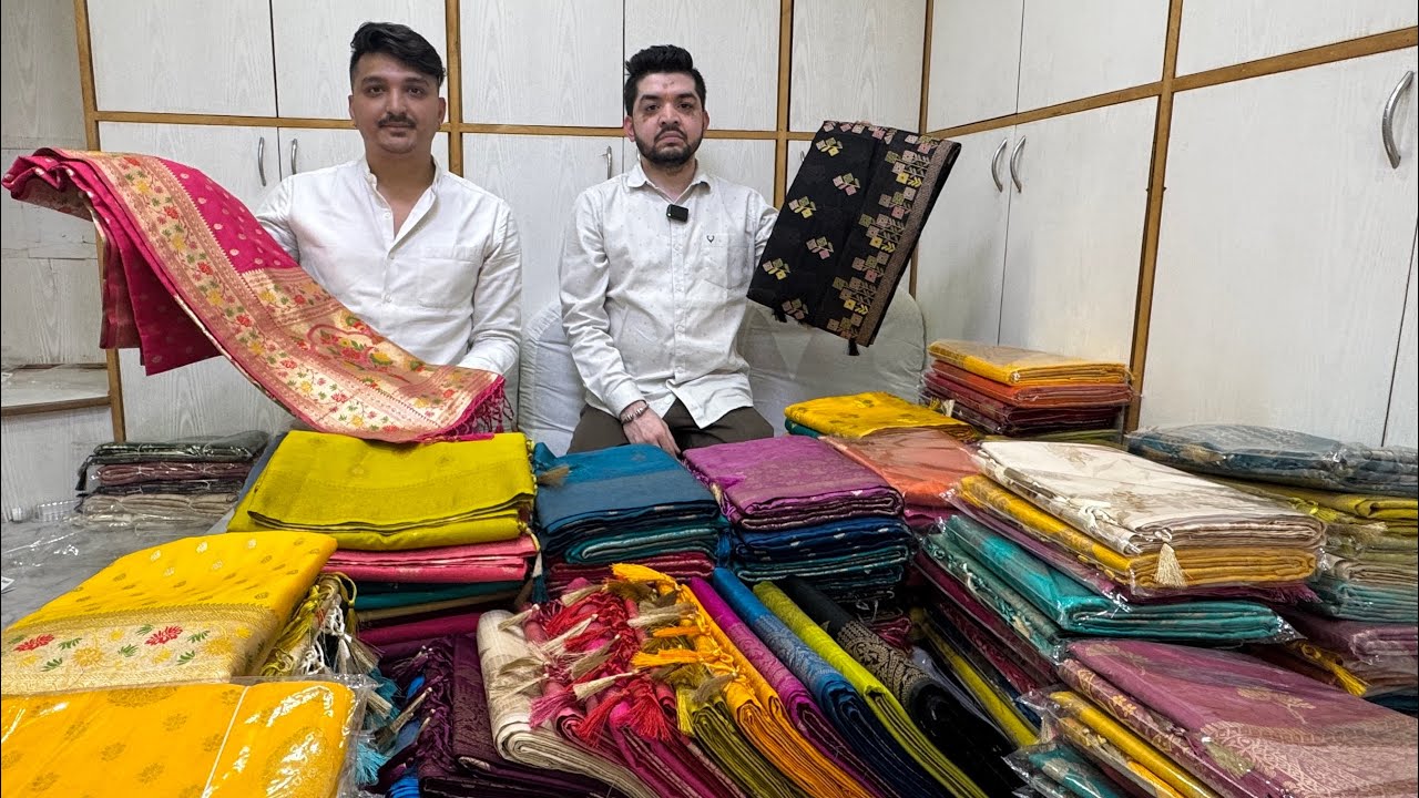 Chickpet Wholesale Banarasi Sarees | Marriage Gifting Sarees | Single Saree Courier Available