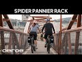Aeroe spider pannier rack  mountain bike rear rack compatible with any brand of panniers
