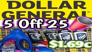 9/2-9/3/2026 Dollar General 5 Off 25 | Digital Coupons And Clearance Items #extremecouponing#savings
